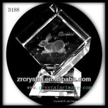 K9 3D Laser Kaninchen im Crystal Cube